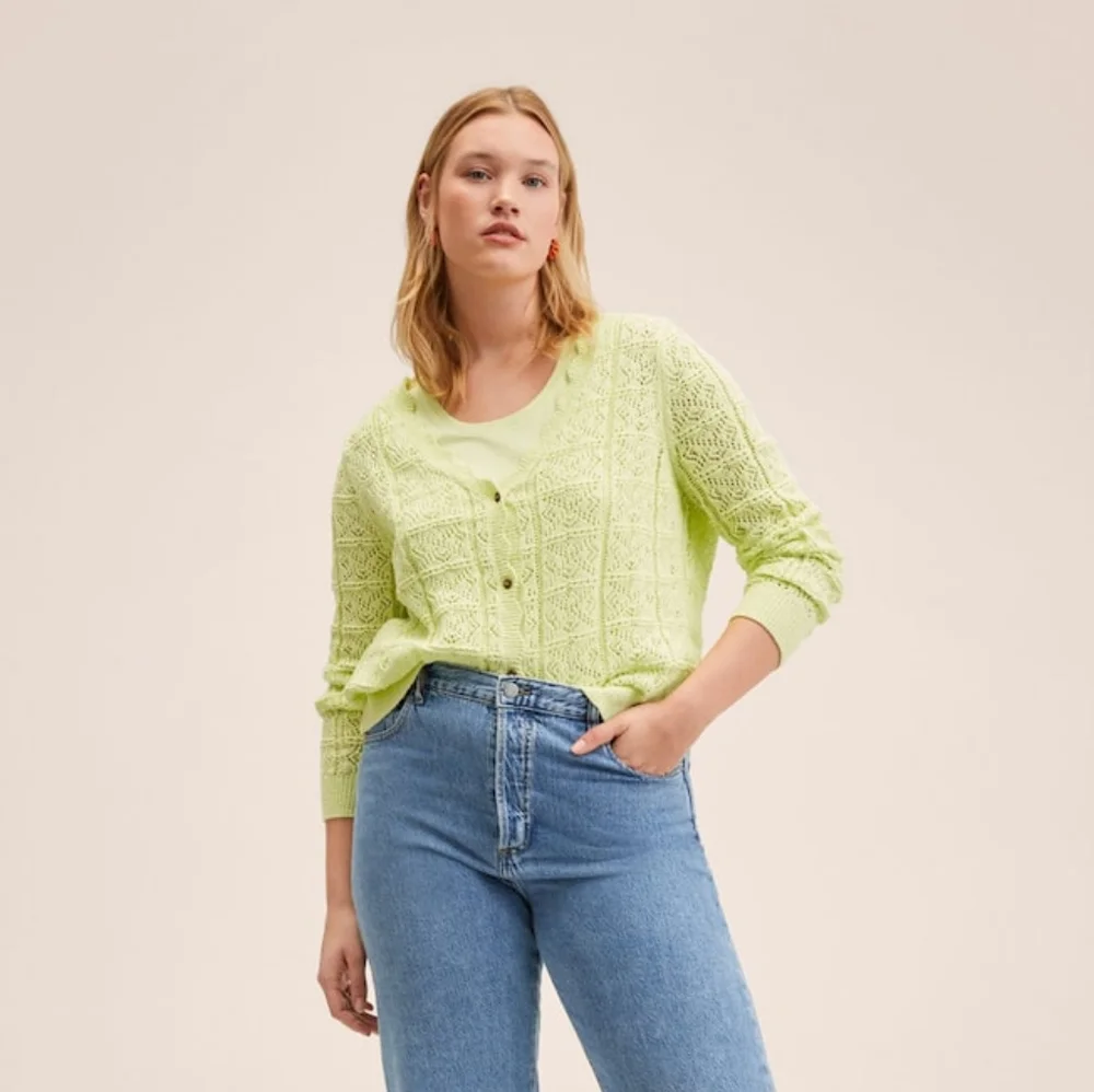 MANGO Openwork cardigan/top set - Picture 2 of 6